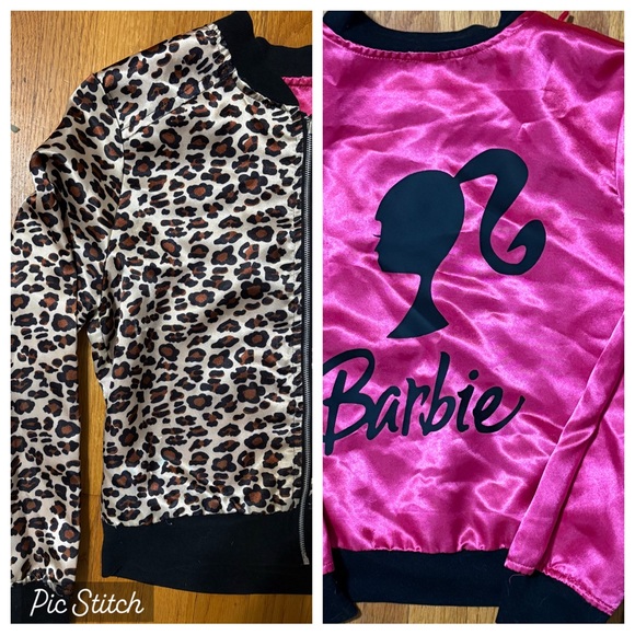 💕🖤Barbie Girls Reversible Jacket🖤💕 RARE•Gorgeous•$125 - Picture 1 of 6